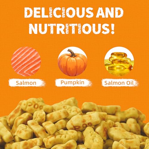 36 OZ Pumpkin Cat Treats Salmon for Digestive Health (2.25 Pound (Pack of 1))