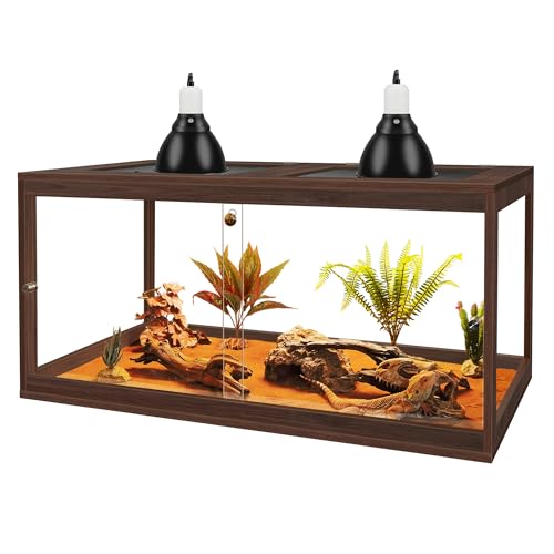 Bearded Dragon Tank 34 Gallon (Walnut / 34 Gallons)