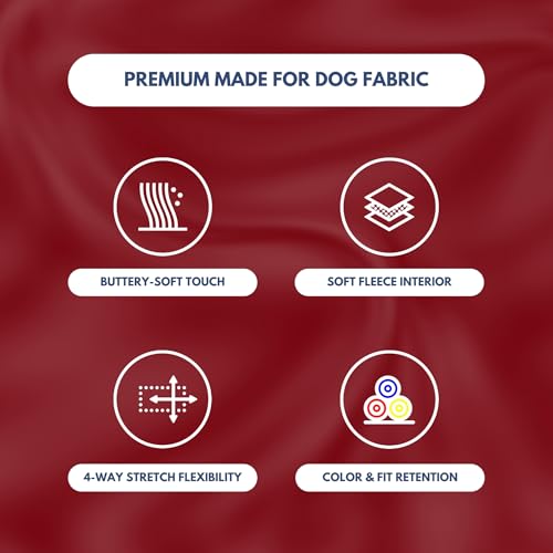 Dog Hoodie Buttery (Burgundy / XX-Large)