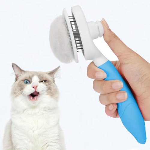 Self Cleaning Slicker Brush (2Pack Blue)