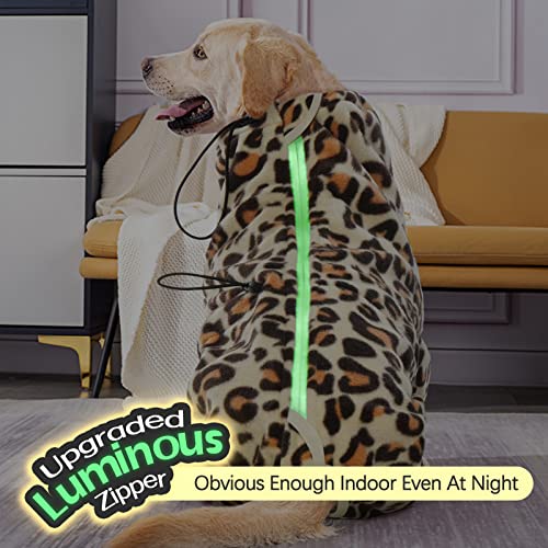 Dog Leg Warmers for Small Dogs (XS / Leopard Brown)