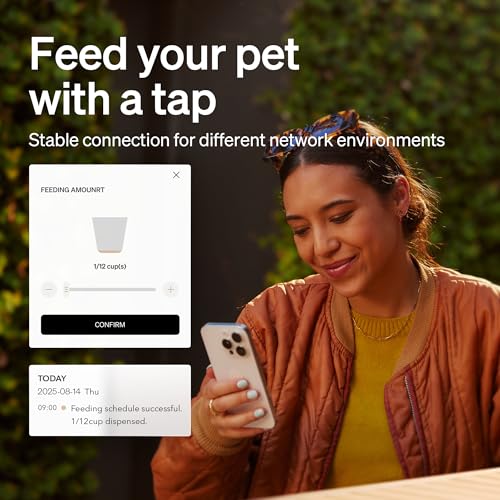 Automatic Cat Feeder (Black / 5L-with WiFi)