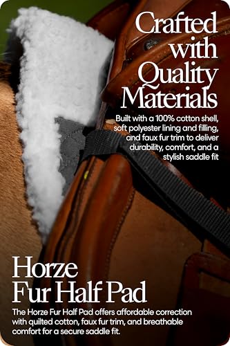 Fur Half Pad Durable (Grey / Horse)