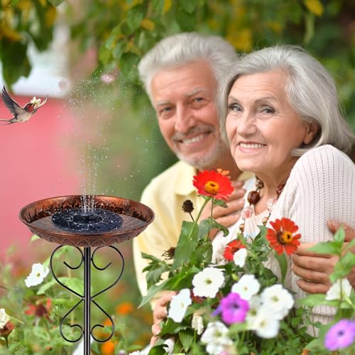 Metal Bird Baths for Outdoors (Copper)