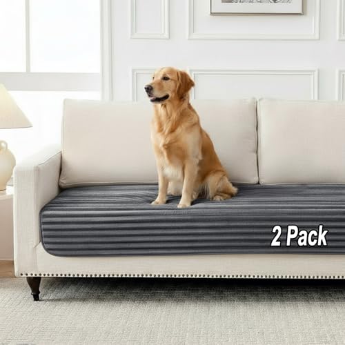 Flannel Washable Pee Pad for Dogs (Dark Grey / 36" X 72"-2PC)