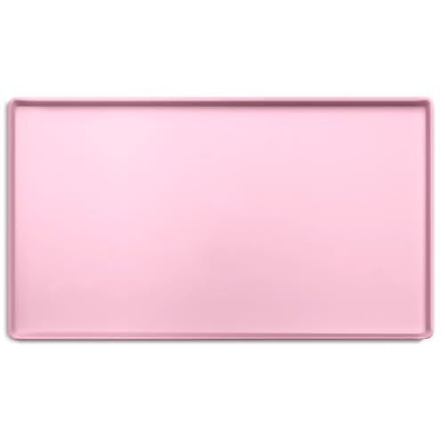 Premium Cat Food Mat (19"L x 11"W / Pink)