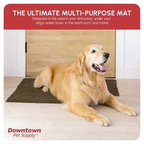 Dog Mud Mat 36" x 26" Brown (36" x 26" / Brown)