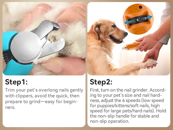 PAPIFFEED Dog Nail Grinder