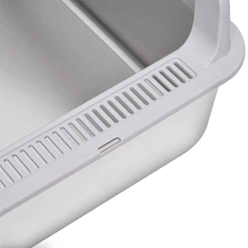 Plastic Lid for Large Stainless Steel Cat Litter Box (23.6" x 15.7" x 4" (the lid only))