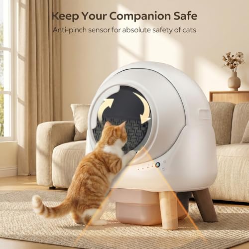 Self Cleaning Litter Box for Multiple Cats