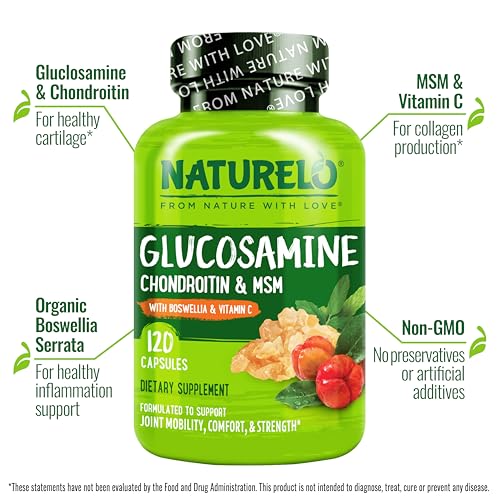 Glucosamine Chondroitin MSM with Boswellia (120 Count (Pack of 2))