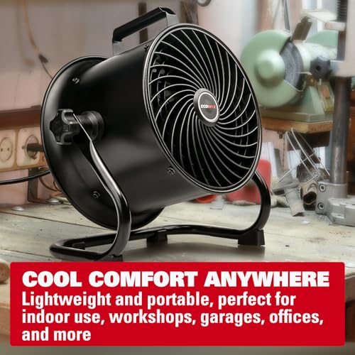 Drum Fan 10 Inch High Velocity Industrial Shop Fan (10Inch)