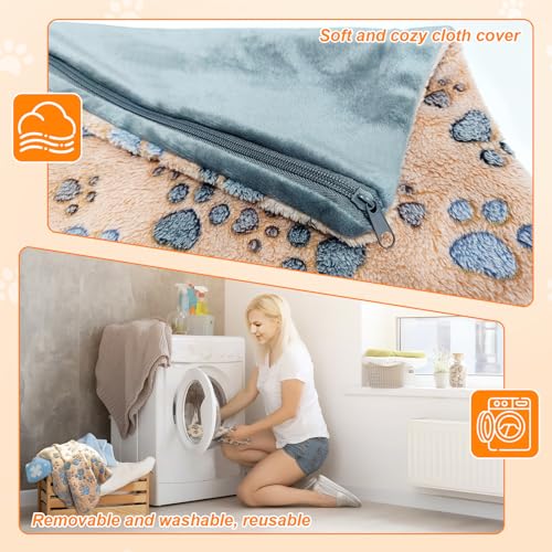 Large Dog Heating Pad 36x24 in with Normally Open Function (Yellow / 36 x 24 in)