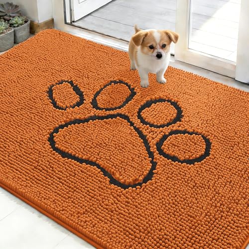 Dog Door Mat for Muddy Paws 48x30 (Clay / 48" X 30")