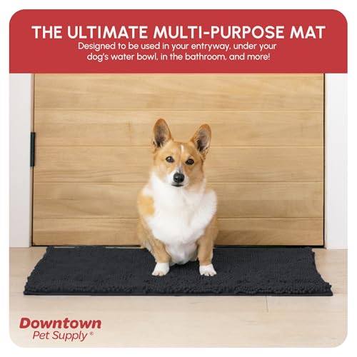 Dog Mud Mat 31" x 20" Charcoal (31" x 20" / Charcoal)