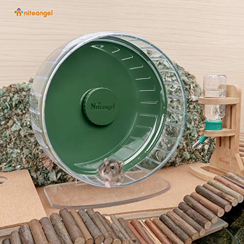 Super Silent Hamster Exercise Wheels (Medium / Dark Green)