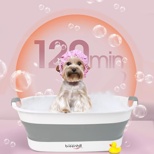Collapsible Dog Bath Tub (Gray)