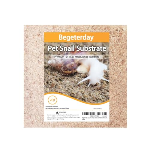 2 Quarts Organic Fiber Substrate for Pet Snail (2QT)