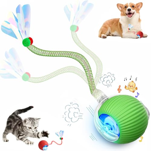Speed 2.0 Tail Interactive Cat Toys for Indoor Cats (Green)