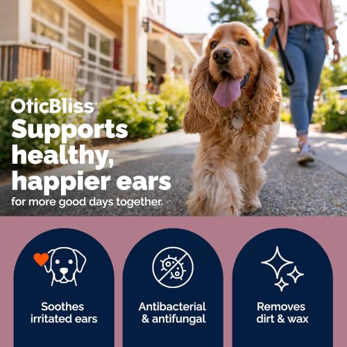Oticbliss Medicated Ear Drops for Dogs & Cats