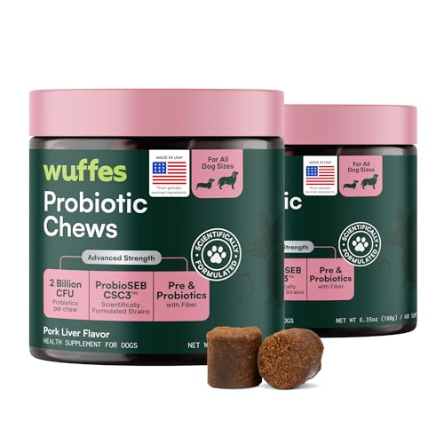 Probiotics for Dogs (120 Chews (Pack of 2))