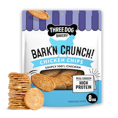 Bark'n Crunch! Chicken Chips with 100% Real Chicken (8 Ounce (Pack of 1))