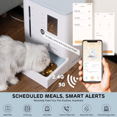 FW54 5G 2.4GHz WiFi Automatic Feeder and Waterer 2