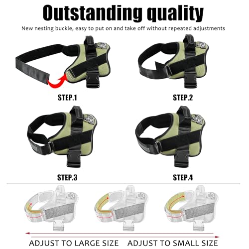 Dog Harness No (Small (Pack of 1) / Matcha)