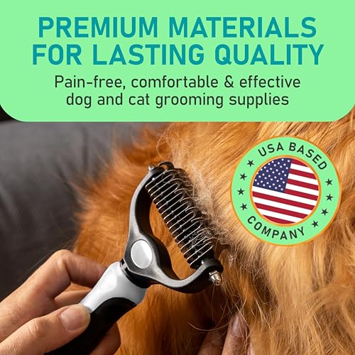 Pet Grooming Brush (White / Large)