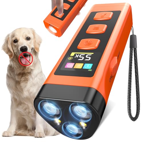 Dog Bark Deterrent Device (1 Pack Orange)
