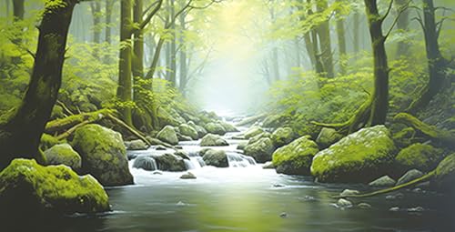 36X24IN Tropical Forest Terrarium Background (36X24in/90X60cm / Forest)