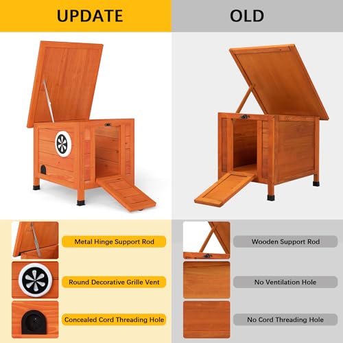 Rabbit Hutch Indoor Outdoor (Orange)