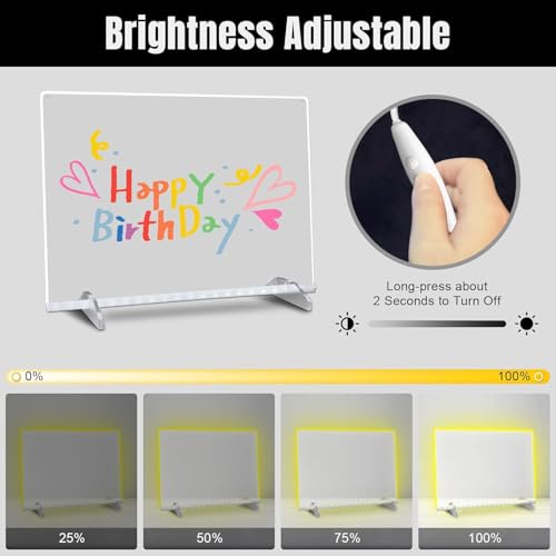 Led Note Board with Colors (Off White)