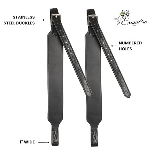 Exion Horse Stirrup Leather for English Saddle (Oak Brown / 120 cm / 48 inch)
