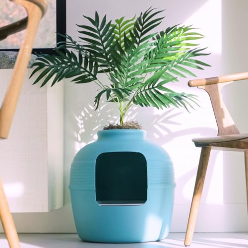 Original Hidden Litter Box Planter (Caribbean Blue)