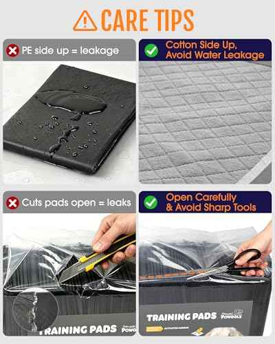 Charcoal Puppy Pads for Dogs (Black / 34" x 28" (70 Packs))