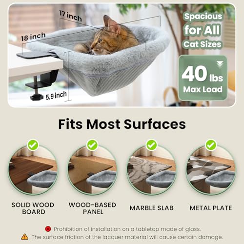 Cat Desk Bed One (Grey)