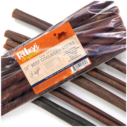 12" Beef Collagen Sticks for Dogs