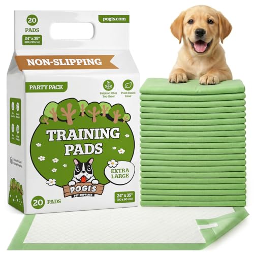 Pogi's Dog Pee Pads with Adhesive Tabs (Extra Large - 24 x 35")