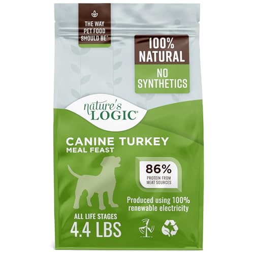Dry Dog Food Turkey Meal Feast Dry Kibble (4.4 Pound (Pack of 1))