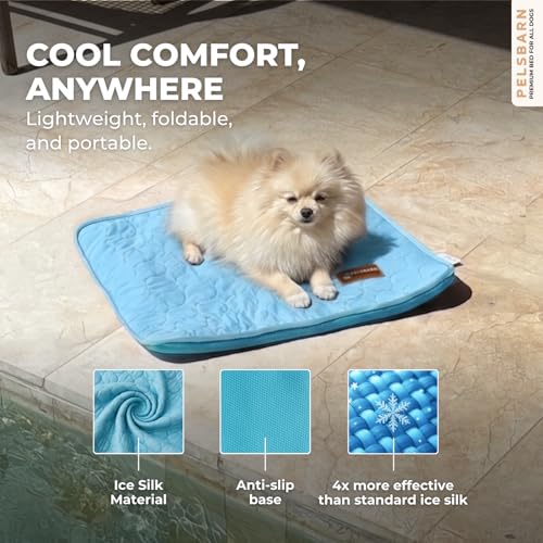 Dog Cooling Mat (Light Blue / X-Small)
