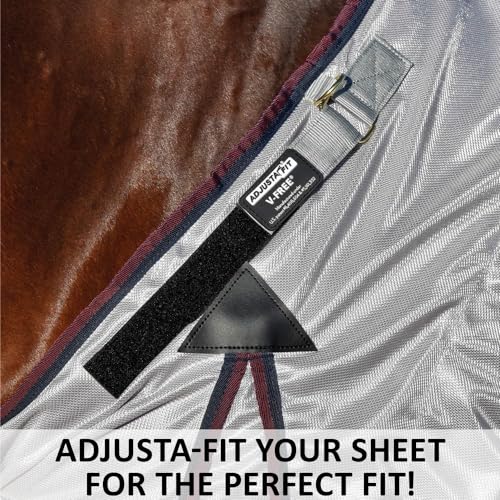 RipGuard Adjusta (Horse Size 86 / VTEK Bellyband / Gray)