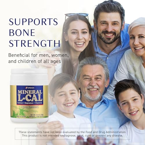 Mineral L Cal Calcium with Vitamin D3 (1,300 Count (130 Gram) (Pack of 2))