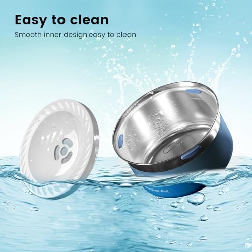 Dog Bowls 1 Gallon (Blue / Large (3.85L))