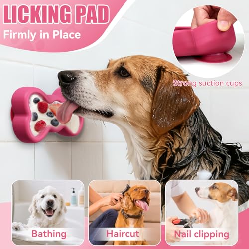 Lick Mat for Dogs (L / A-Rose)
