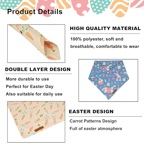 Easter Dog Bandanas (X-Large / Easter)
