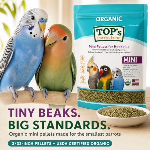 TOP's Mini Parrot Pellets 1 lb (Mini Pellets / 1 Pound (Pack of 1))