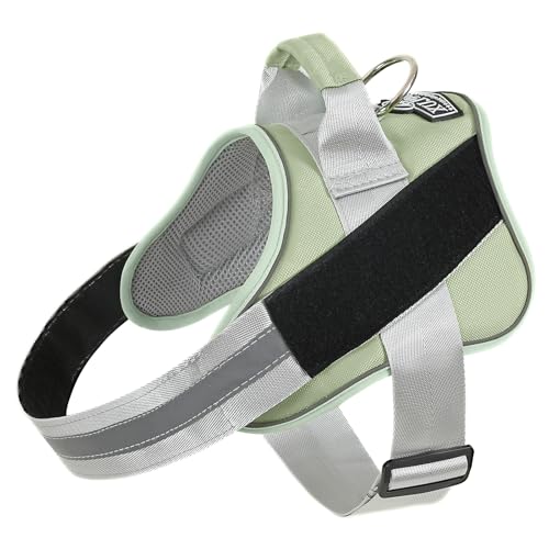 Dog Harness No (Medium (Pack of 1) / CreamGreen)