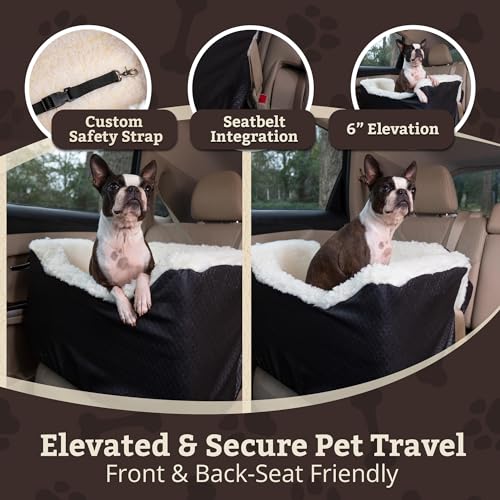 Dog Car Seat for Dogs up to 18lbs (Black Diamond / Small)