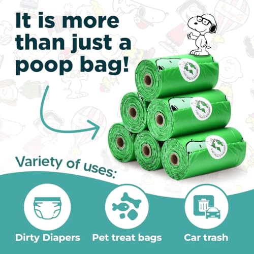 Peanuts Snoopy Dog Waste Bags (960 Bags)